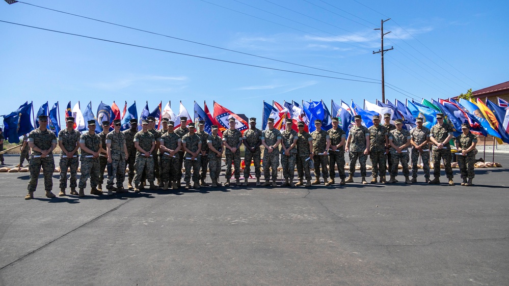 1st ANGLICO Basic Course hike and graduation