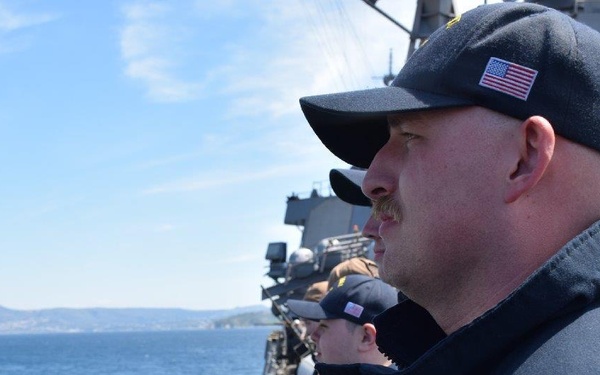 Gonzalez is deployed with the Harry S. Truman Carrier Strike Group is on a scheduled deployment in the U.S. Sixth Fleet area of operations in support U.S., allied and partner interests in Europe and Africa.