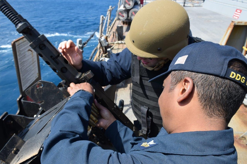 Gonzalez is deployed with the Harry S. Truman Carrier Strike Group is on a scheduled deployment in the U.S. Sixth Fleet area of operations in support U.S., allied and partner interests in Europe and Africa.