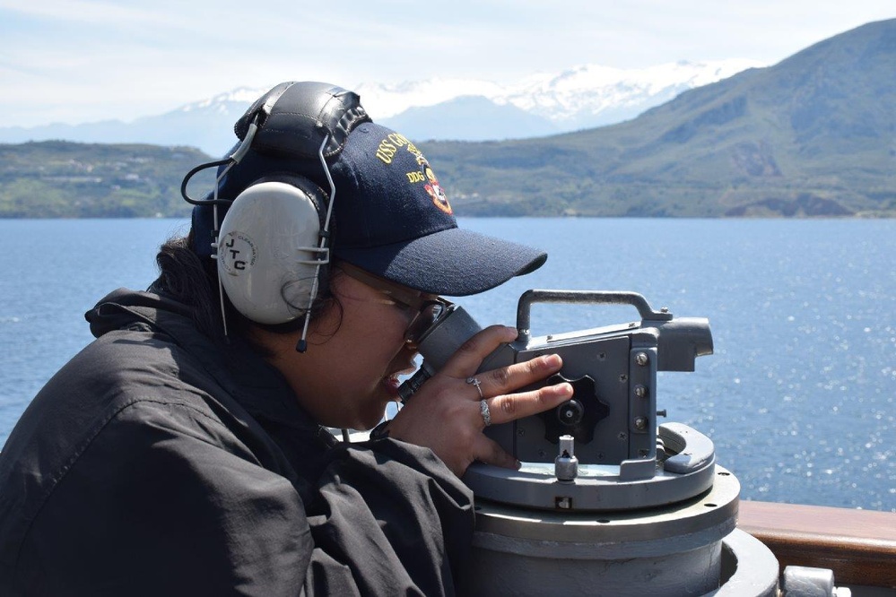 Gonzalez is deployed with the Harry S. Truman Carrier Strike Group is on a scheduled deployment in the U.S. Sixth Fleet area of operations in support U.S., allied and partner interests in Europe and Africa.