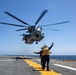 Makin Island Helicopter Takeoff
