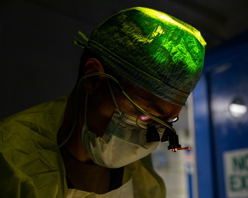 Makin Island Dental Department Provides Service