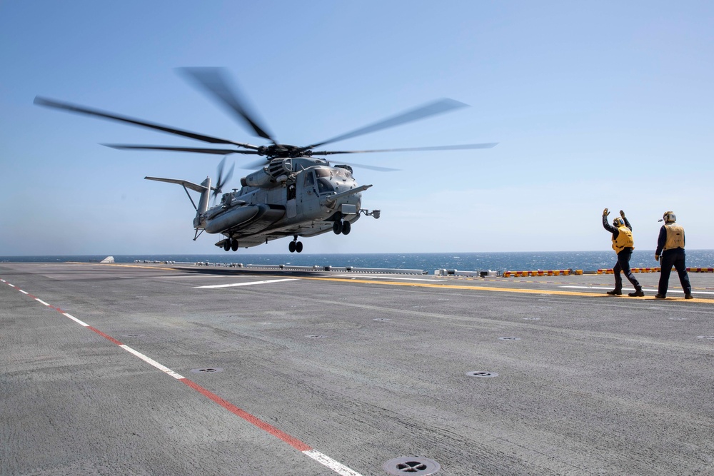 Makin Island Flight Deck Takeoff