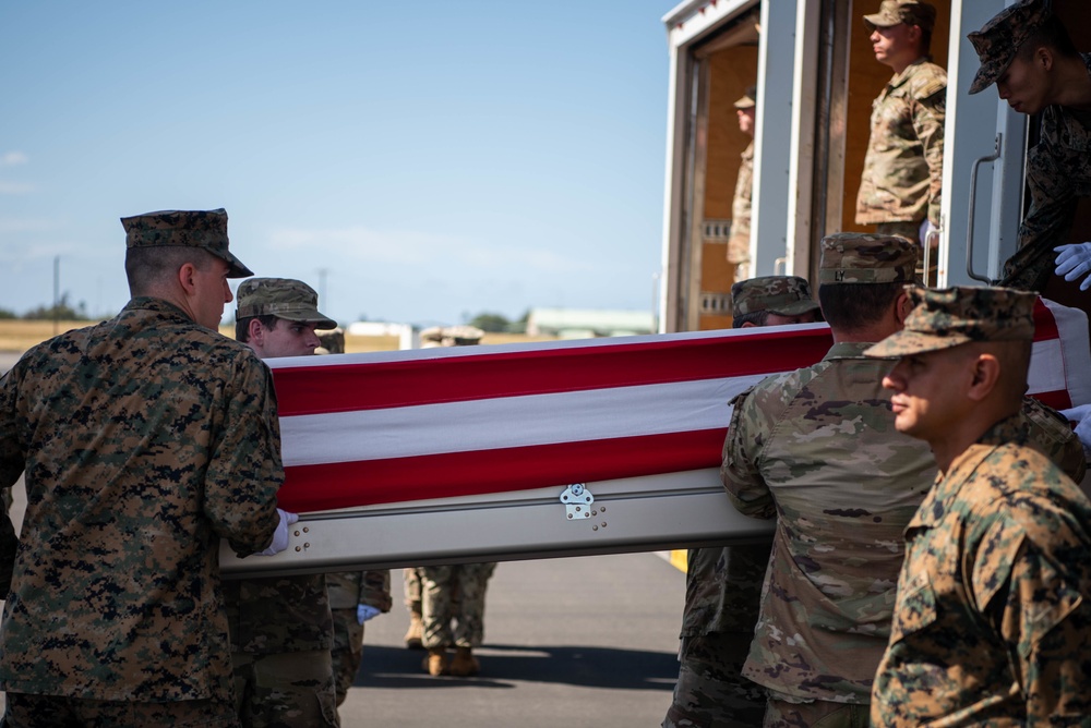 DPAA Conducts Honorable Carry Ceremony