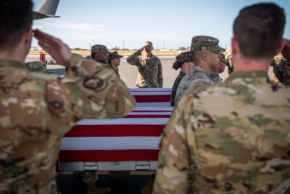 DPAA Conducts Honorable Carry Ceremony