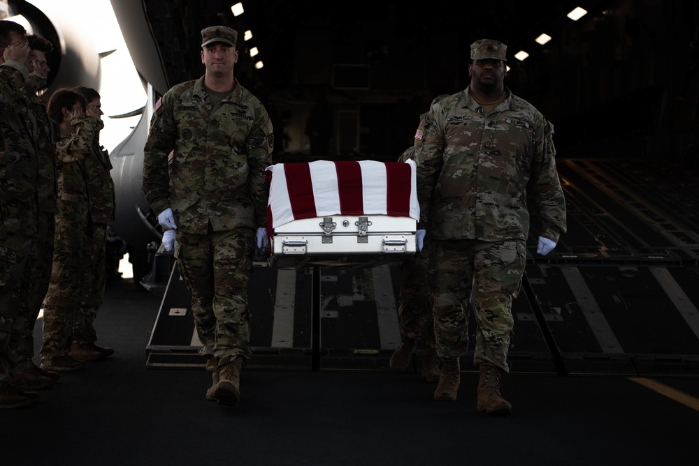 DPAA Conducts Honorable Carry Ceremony