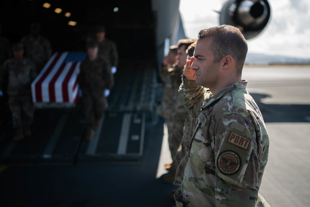 DPAA Conducts Honorable Carry Ceremony