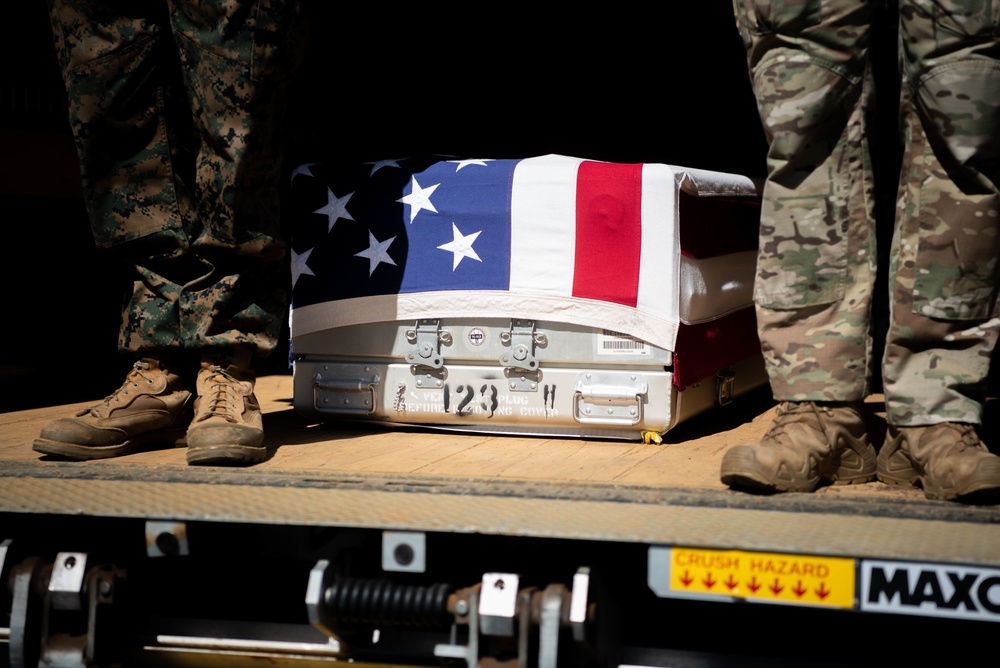 DPAA Conducts Honorable Carry Ceremony