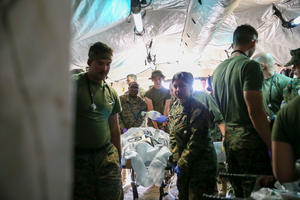 U.S. Sailors with 1st Medical Battalion Participate In a MCCRE