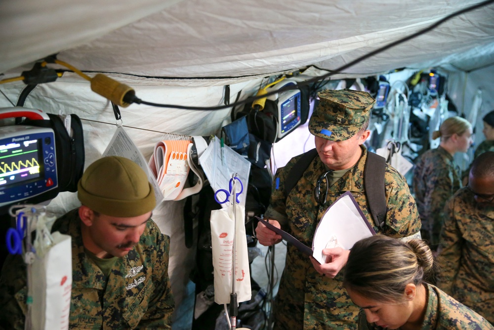 U.S. Sailors with 1st Medical Battalion Participate In a MCCRE