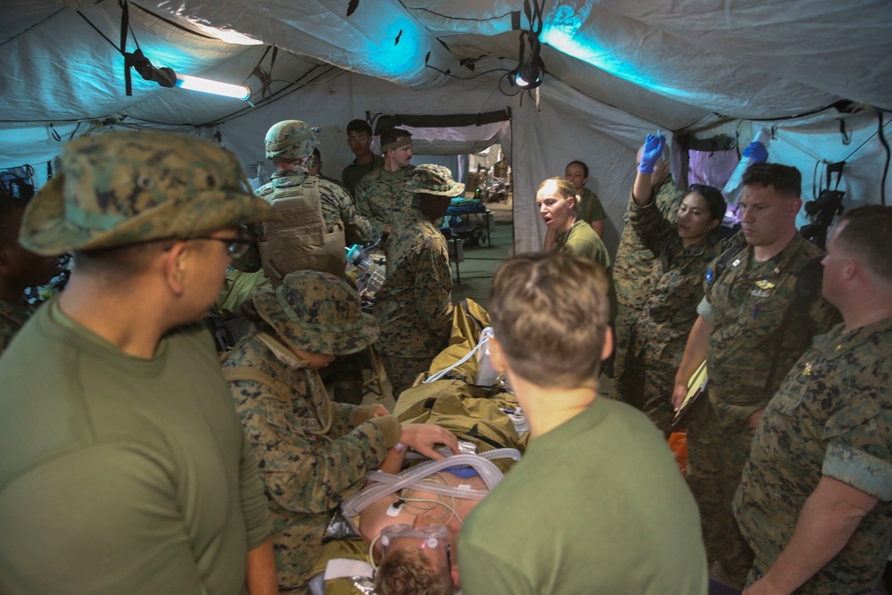 U.S. Sailors with 1st Medical Battalion Participate In a MCCRE