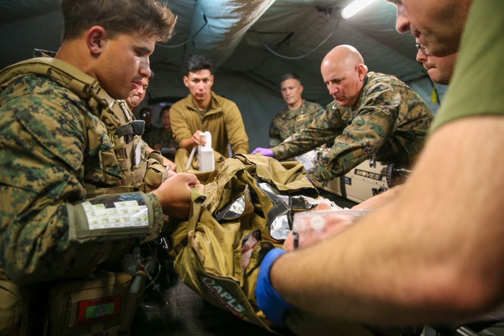 U.S. Sailors with 1st Medical Battalion Participate In a MCCRE