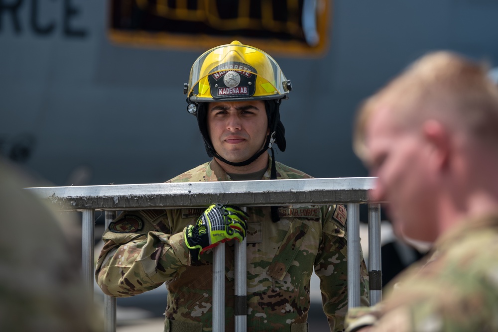 18th CES conducts KC-135 familiarization training