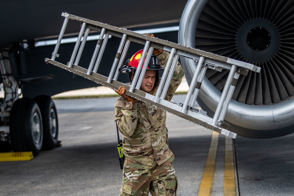 18th CES conducts KC-135 familiarization training