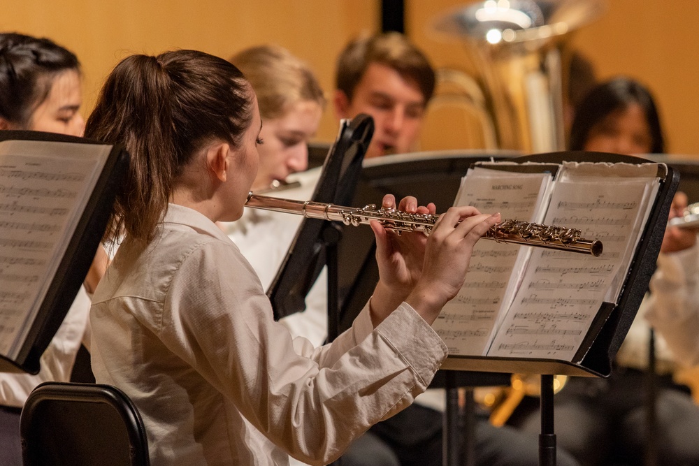 Ensemble: Students participate in PAC East Music Festival