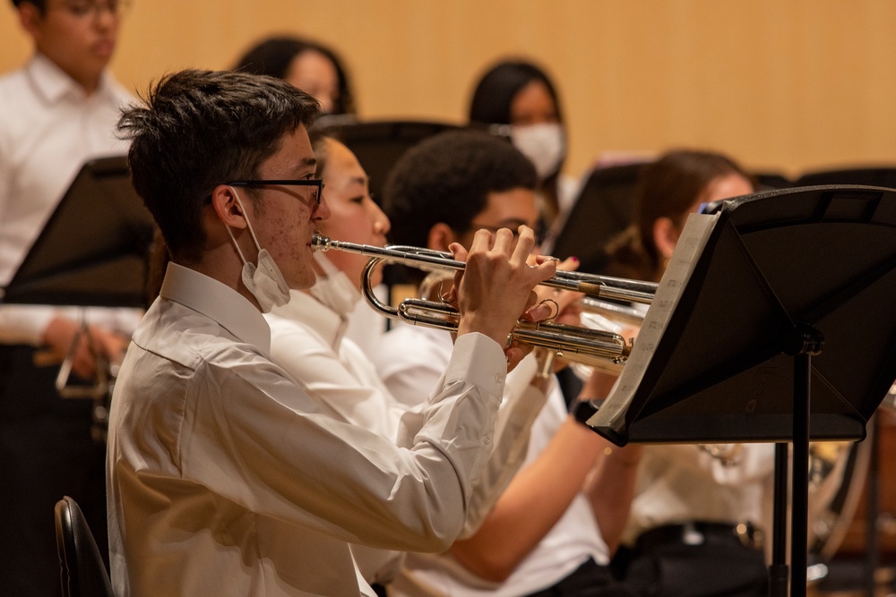 Ensemble: Students participate in PAC East Music Festival