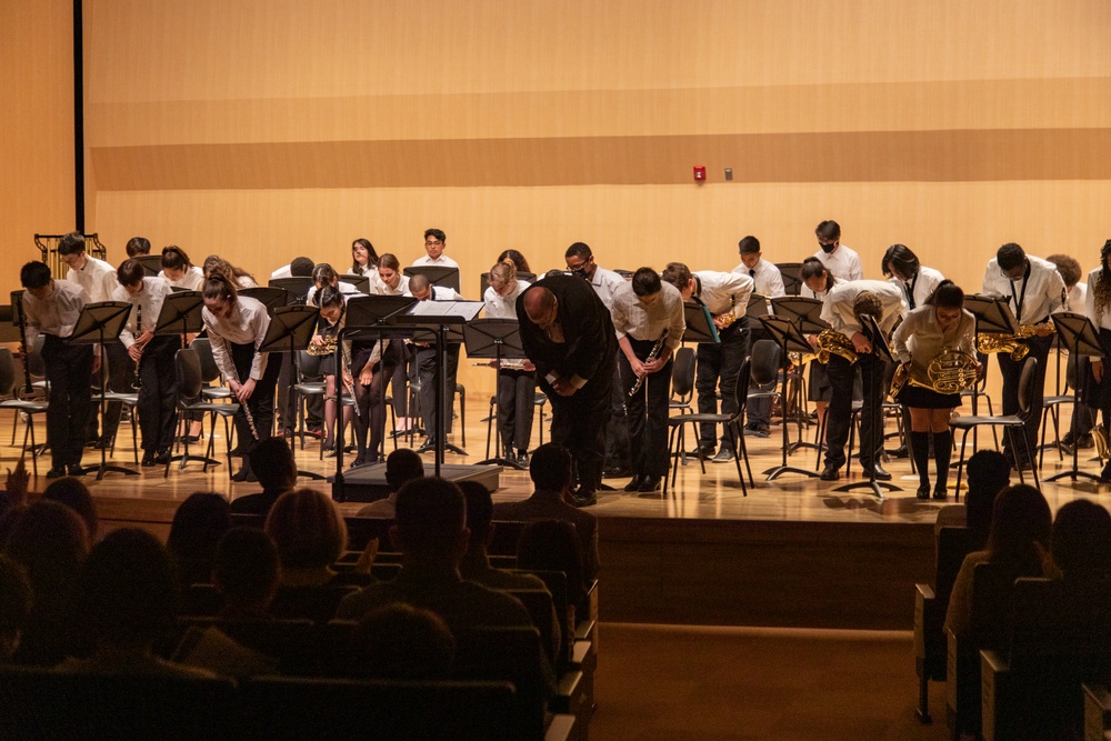 Ensemble: Students participate in PAC East Music Festival