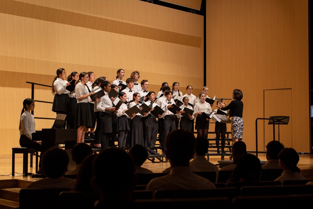 Ensemble: Students participate in PAC East Music Festival