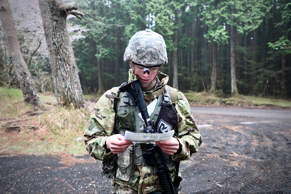 Training Day Four, Five: Expert Soldier Badge Candidates Traverse Land Navigation