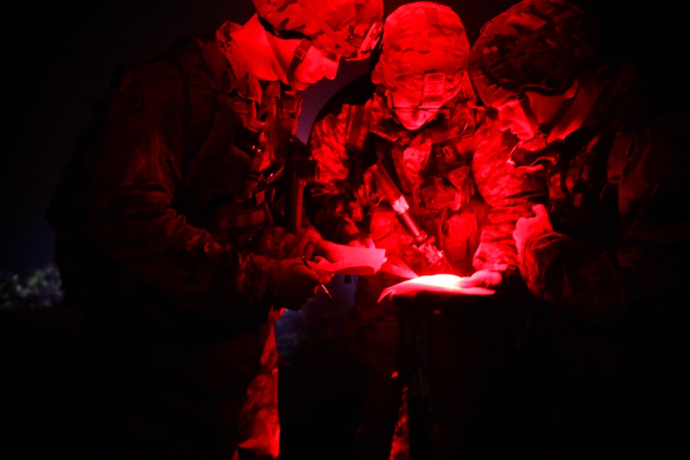 Training Day Four, Five: Expert Soldier Badge Candidates Traverse Land Navigation