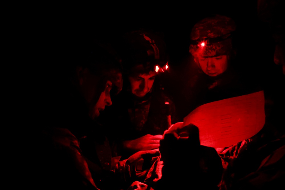 Training Day Four, Five: Expert Soldier Badge Candidates Traverse Land Navigation