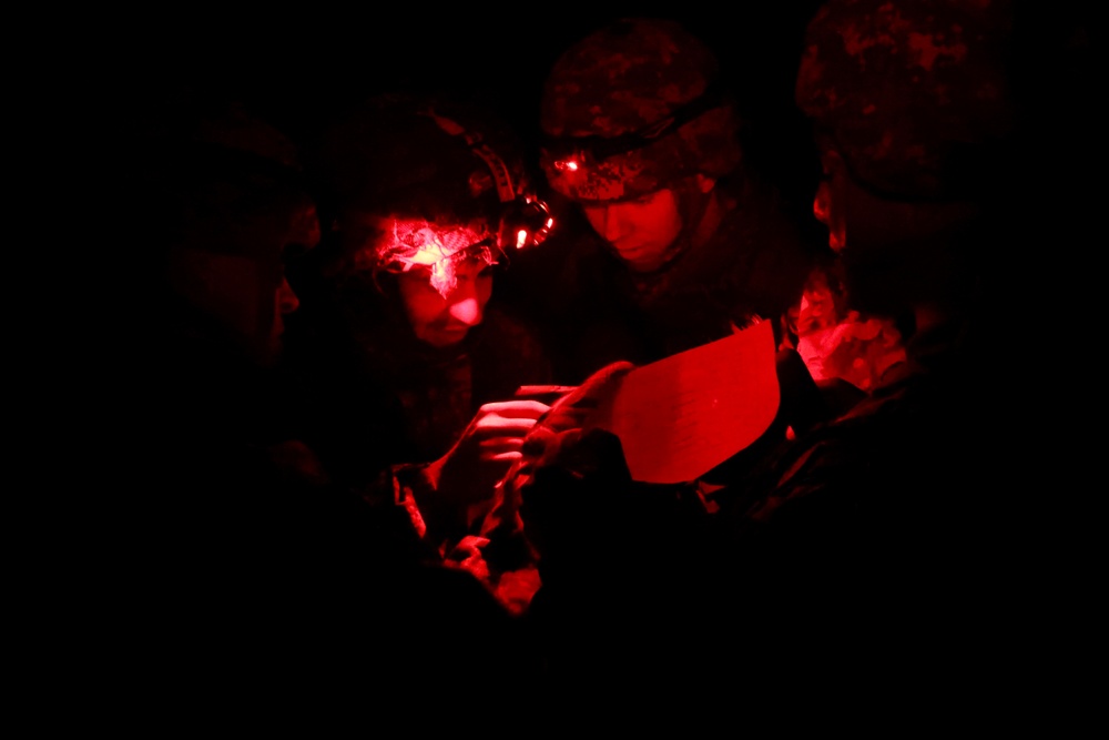 Training Day Four, Five: Expert Soldier Badge Candidates Traverse Land Navigation