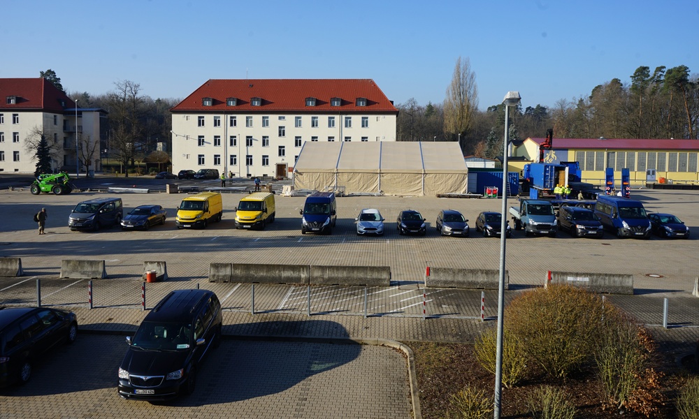 V Corps arrives at Ansbach