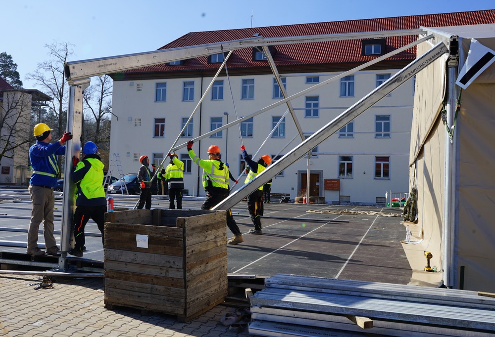 V Corps arrives at Ansbach