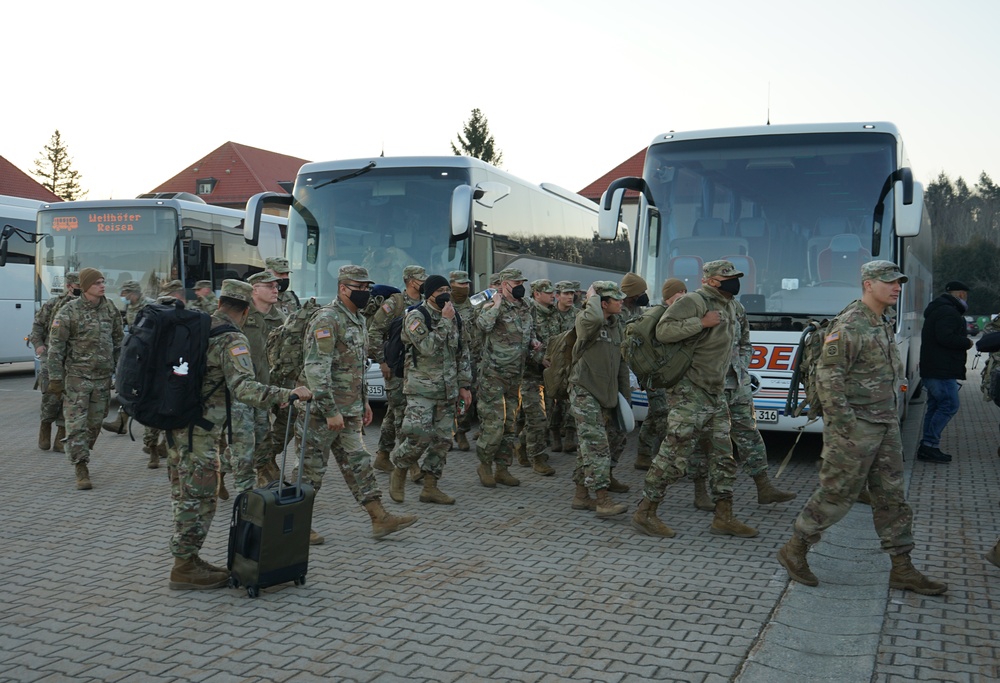 V Corps arrives at Ansbach