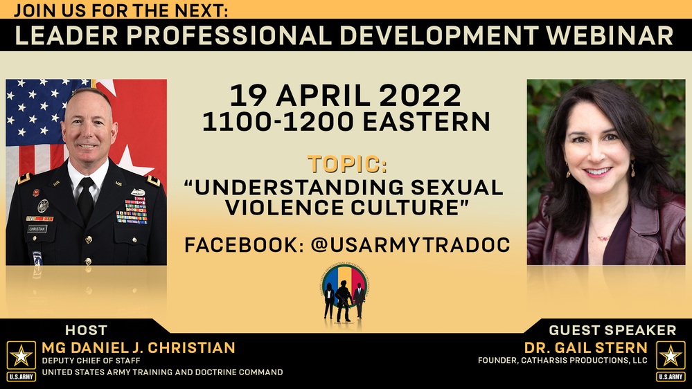 TRADOC LPD Webinar: Understanding Sexual Assault Violence Culture