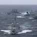 French, German, and U.S. Navy ships transit Atlantic Ocean during exercise Northern Viking 2022.