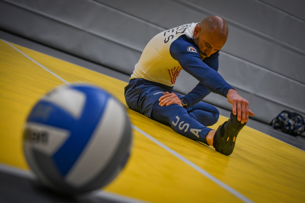 Invictus Games Team U.S. - Sitting Volleyball Practice