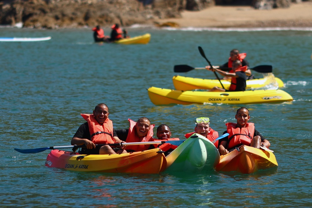 Sunburst Class 29 volunteers at Camp Emerald Bay