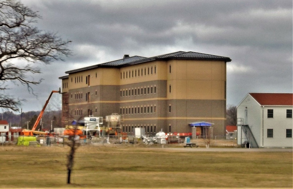 Second barracks project at Fort McCoy, funded in FY ’20, surpasses 75 percent complete