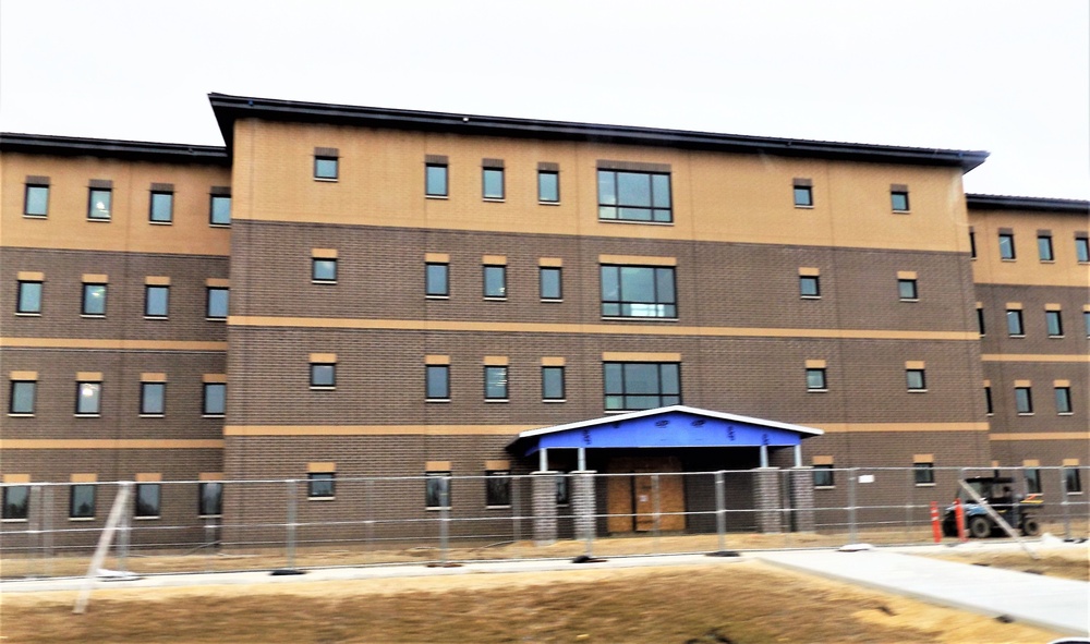 Second barracks project at Fort McCoy, funded in FY ’20, surpasses 75 percent complete