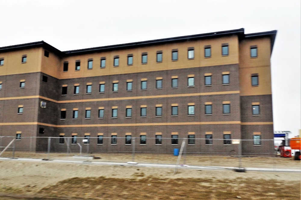 Second barracks project at Fort McCoy, funded in FY ’20, surpasses 75 percent complete