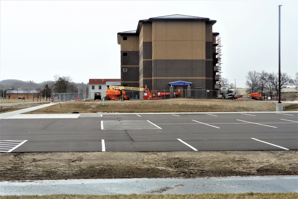 Second barracks project at Fort McCoy, funded in FY ’20, surpasses 75 percent complete