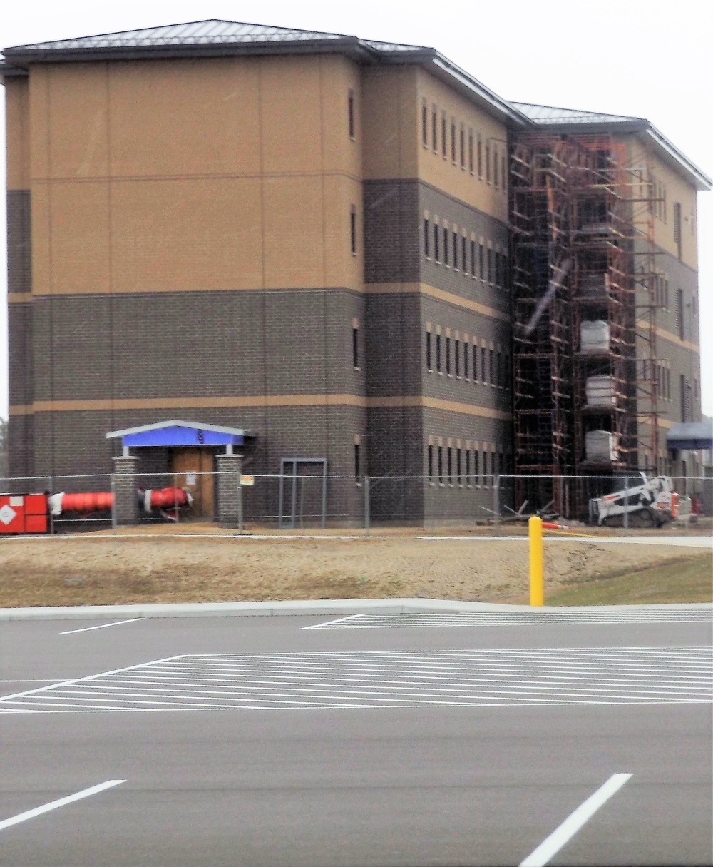 Second barracks project at Fort McCoy, funded in FY ’20, surpasses 75 percent complete