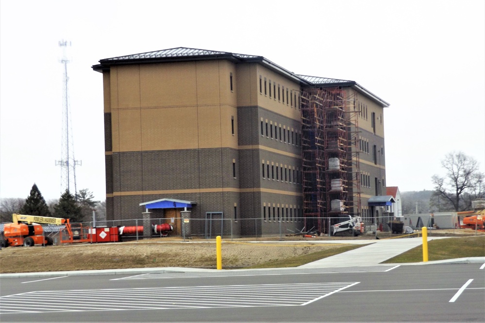 Second barracks project at Fort McCoy, funded in FY ’20, surpasses 75 percent complete