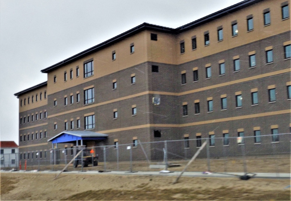 Second barracks project at Fort McCoy, funded in FY ’20, surpasses 75 percent complete