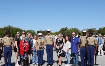 Top Enlisted Marine visits Marine Corps Recruit Depot Parris Island