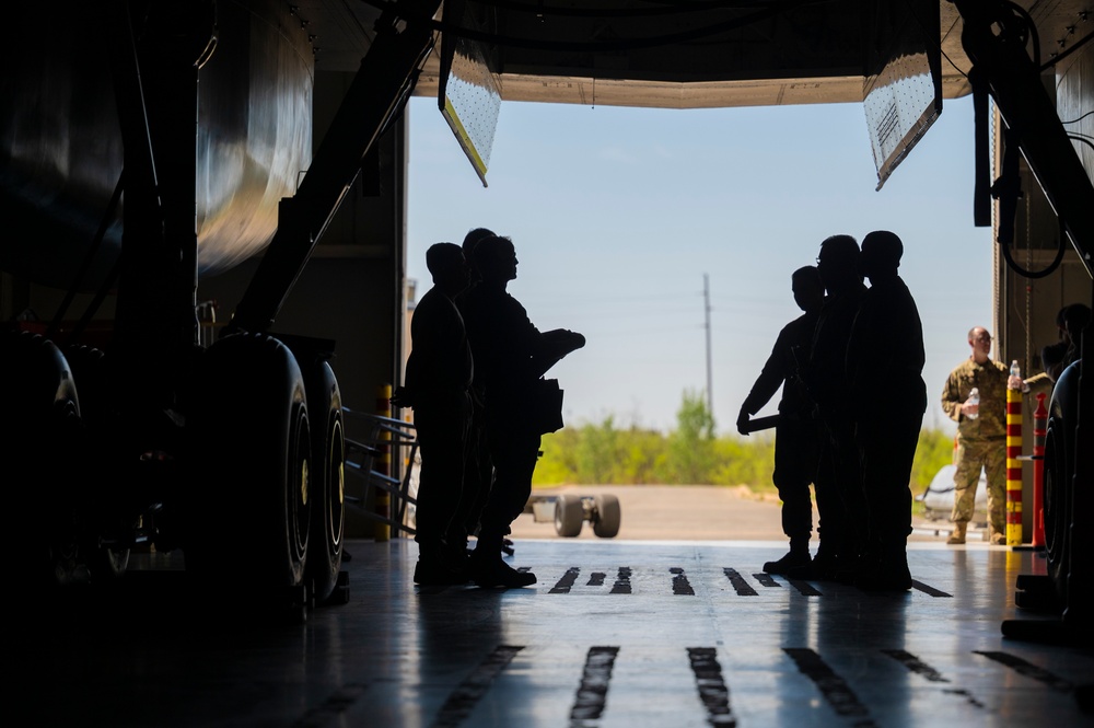 Abilene Military Affairs Committee tours Dyess Air Force Base