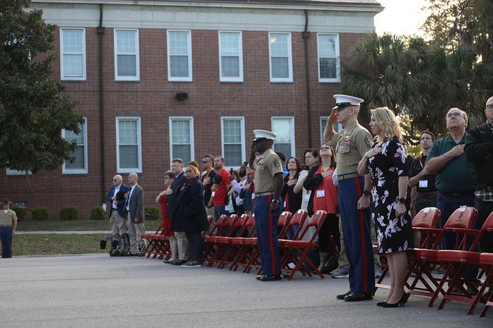 Top Enlisted Marine visits Marine Corps Recruit Depot Parris Island