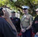 Top Enlisted Marine visits Marine Corps Recruit Depot Parris Island
