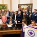 Dover AFB leaders support Month of the Military Child proclamation signing