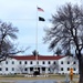 American Flag and Fort McCoy