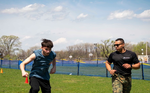 Service members participate in Military Field Day