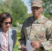 CSAF receives Rosa Parks memorial replica from 42nd Air Base Wing commander during visit to Maxwell