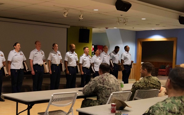 JBPHH Chiefs Mess Hosts Prospective Coast Guard Chief Petty Officers