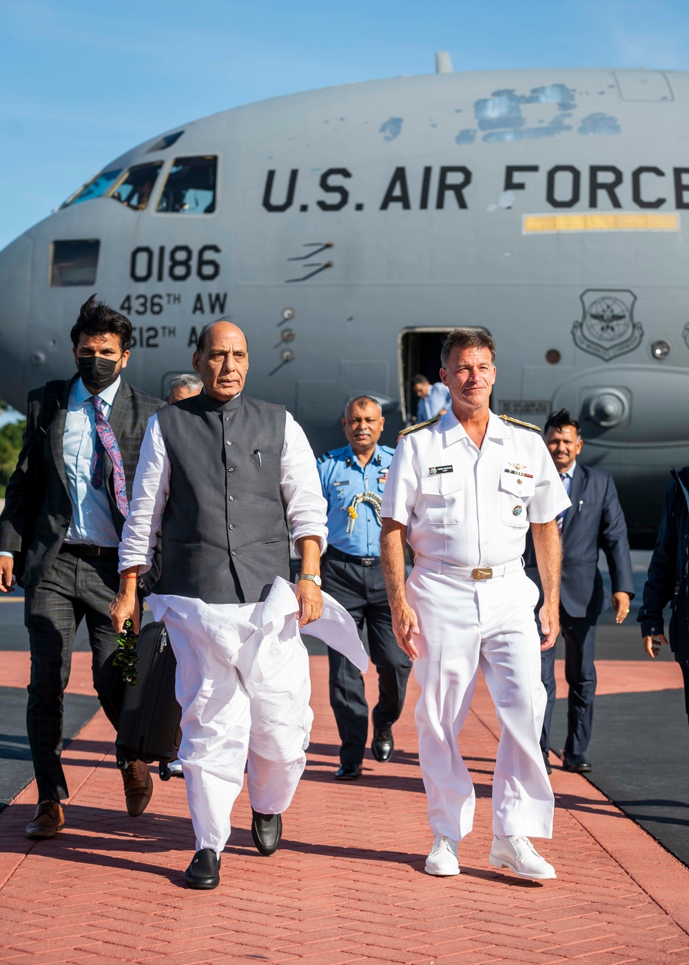 U.S. Indo-Pacific Command hosts the Indian Minister of Defense Rajnath Singh